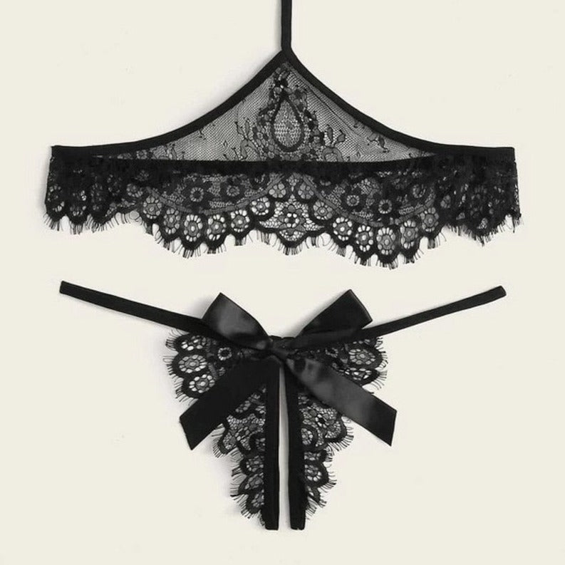 Un set di biancheria intima di pizzo