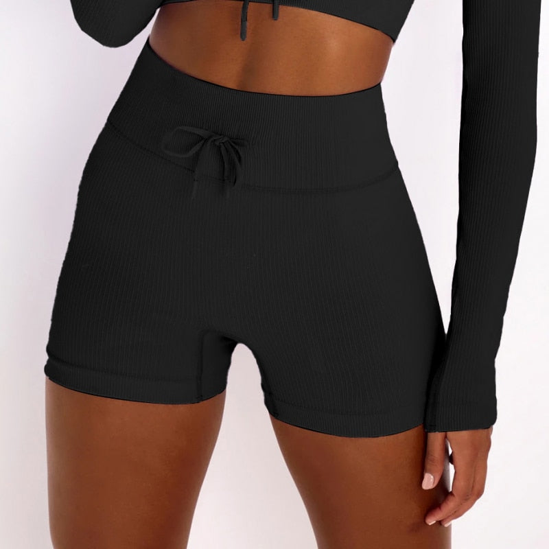 Pantaloncini sportivi a vita alta