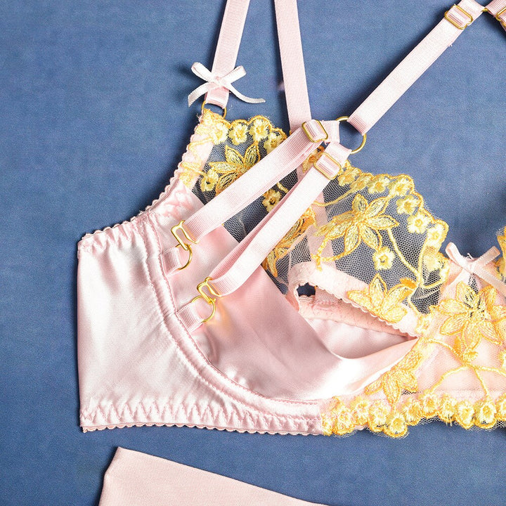 Completo intimo 3 pezzi con girocollo