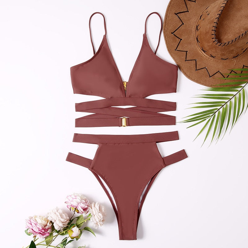 Costume intero bikini a due pezzi