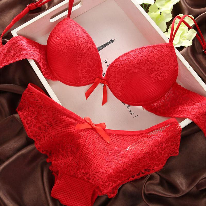 Set lingerie in pizzo